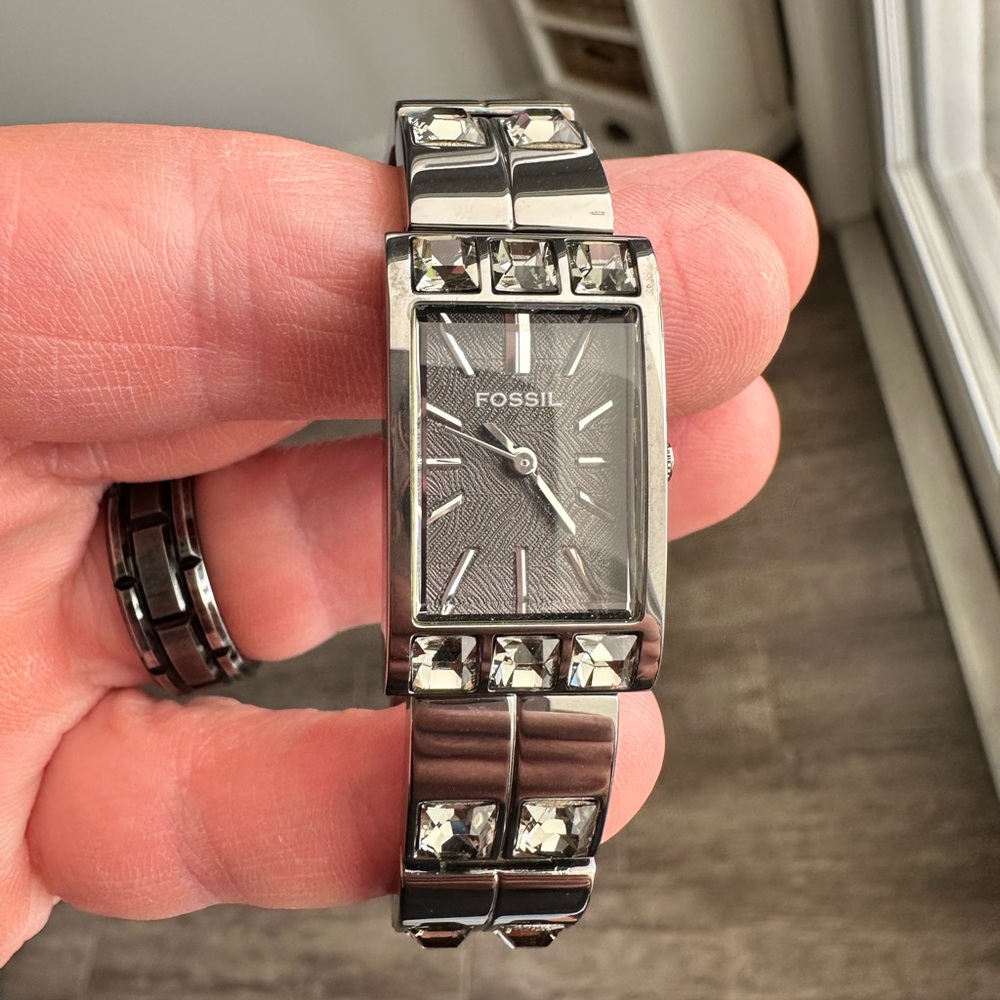 Women’s Fossil watch.